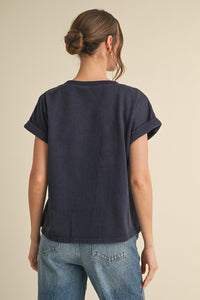 American Flag Patch Tee