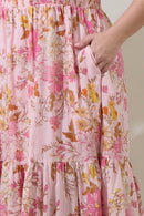 Floral Smocked Midi Dress