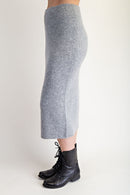 Sequin Sweater Midi Skirt