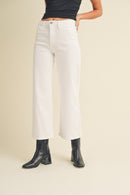 White Straight Leg Jeans