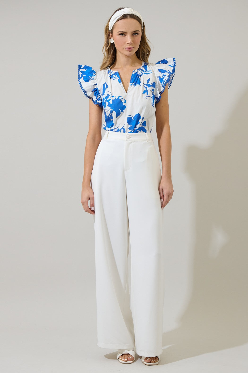 Aby Floral Poplin Top