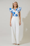 Aby Floral Poplin Top