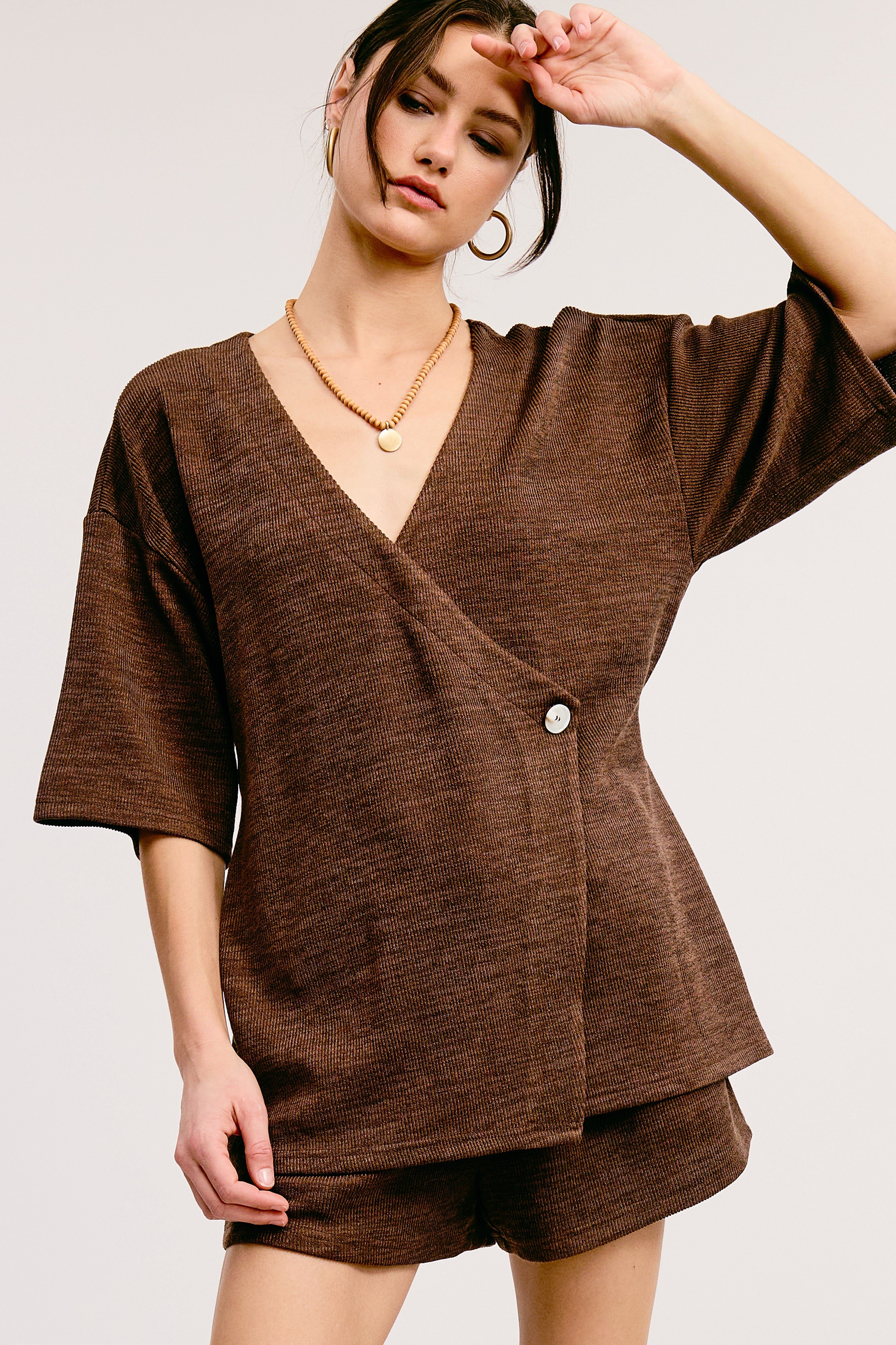 Wrap Top & Short Set