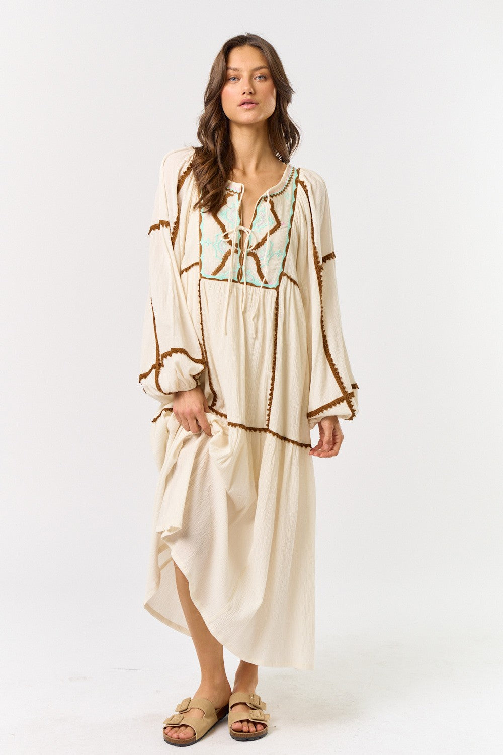 Boho Embroidered Maxi Dress Kirby's Kloset Boho Embroidered Maxi Dress Kirby's Kloset