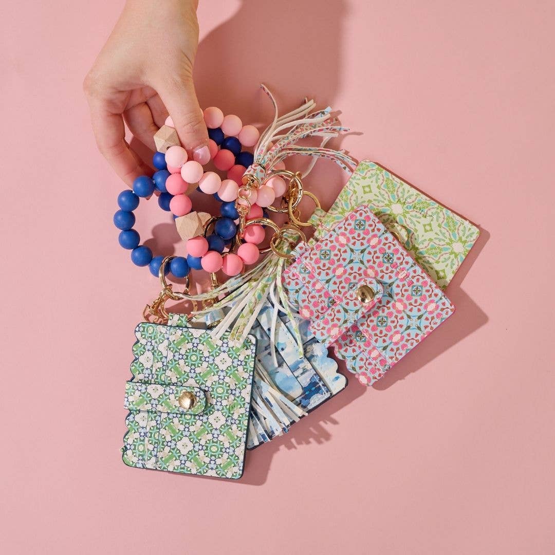 Lagos Blush Keychain Wristlet Wallet
