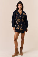 Embroidered Button-Down