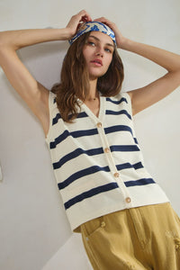 Striped Sweater Vest