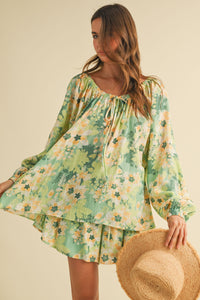 Relaxed Floral Top & Short Set