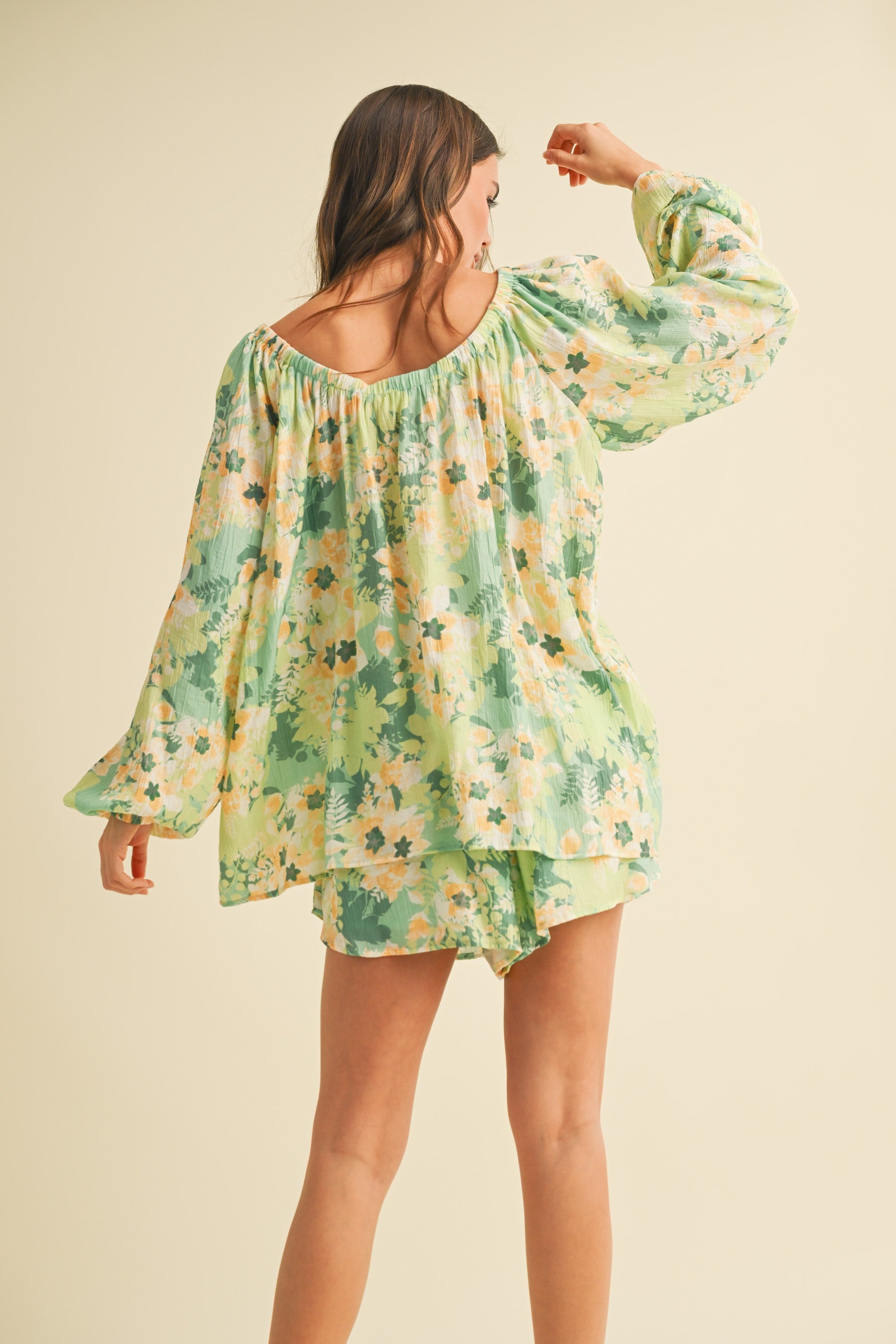 Relaxed Floral Top & Short Set
