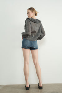 V-Neck Ruffled Blouse