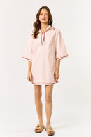 Striped Collared Shift Dress