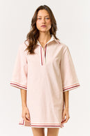 Striped Collared Shift Dress