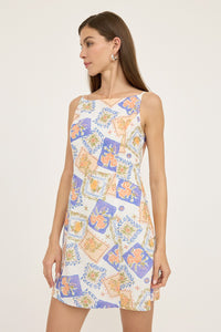 Summer Printed Mini Dress
