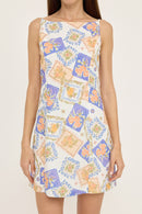 Summer Printed Mini Dress