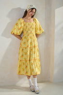 Garden Party Printed Midi Dress