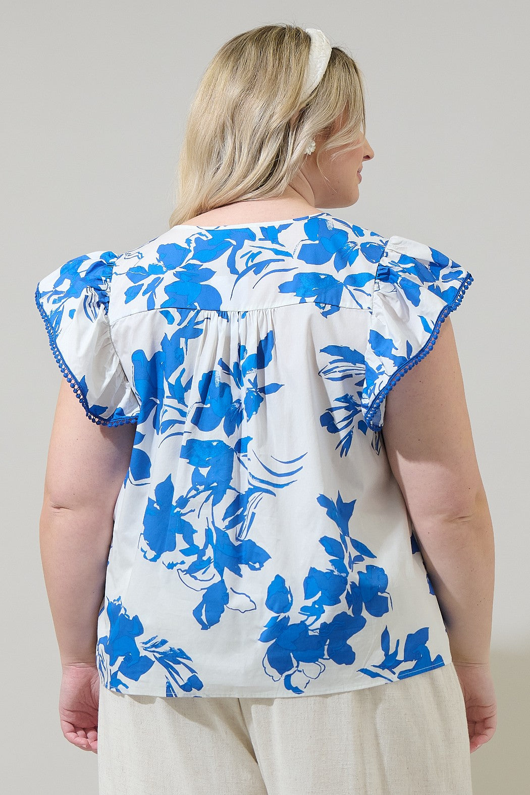 Aby Floral Poplin Top
