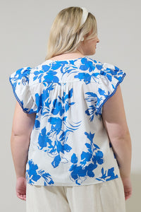 Aby Floral Poplin Top