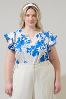 Aby Floral Poplin Top