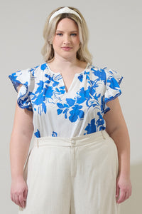 Aby Floral Poplin Top