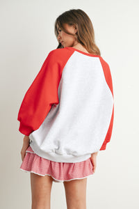 Varsity Bow Sweatshirt