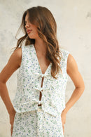 Floral Stretchy Vest