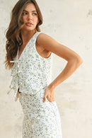 Floral Stretchy Vest