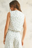 Floral Stretchy Vest