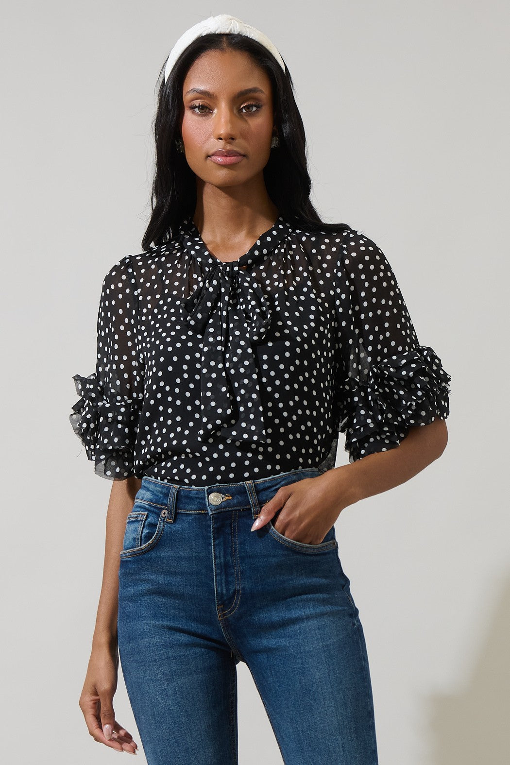 Polka Dot Blouse