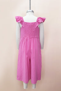 Solid Cotton Jumpsuit