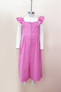 Solid Cotton Jumpsuit