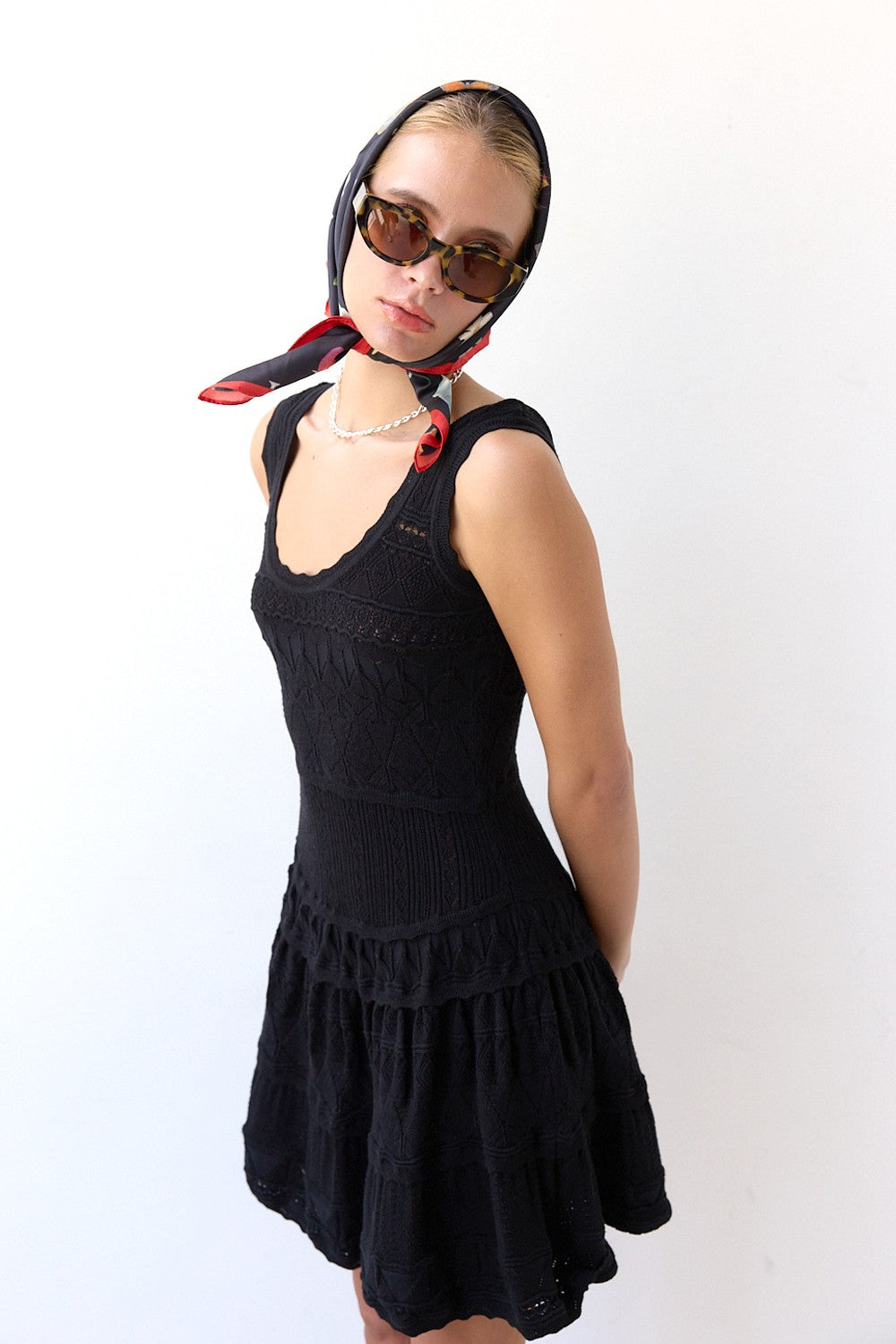 Fit & Flare Knit Dress