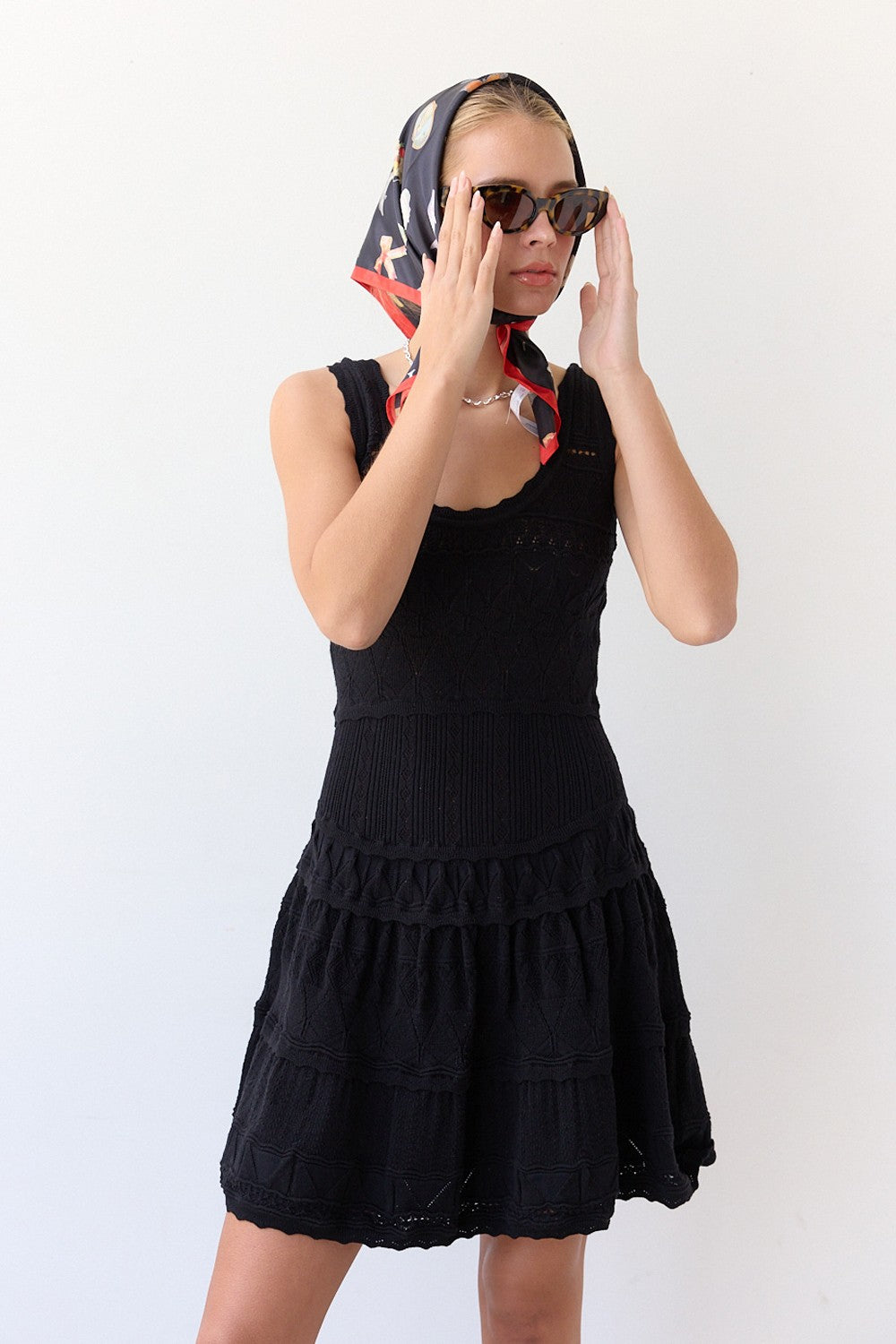 Fit & Flare Knit Dress