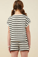 Stripe Short Set