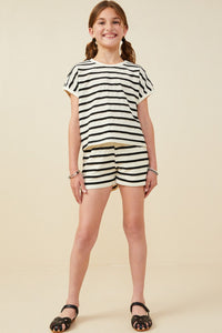 Stripe Short Set