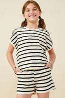 Stripe Short Set