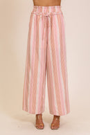 High Waisted Striped Pants