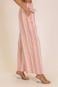 High Waisted Striped Pants