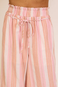 High Waisted Striped Pants