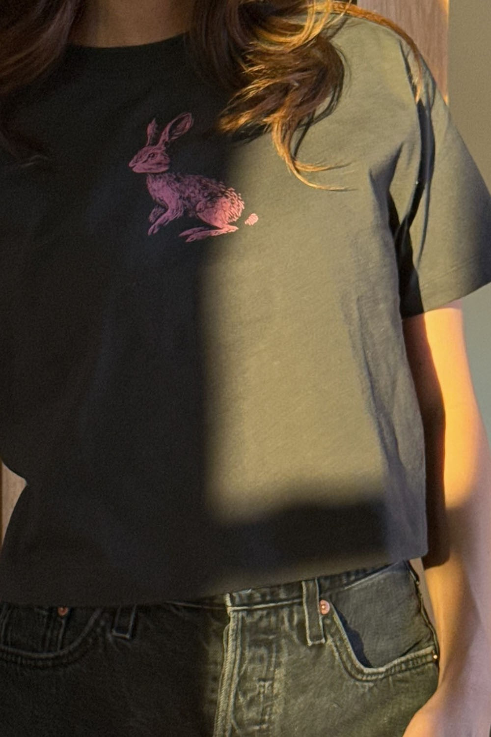 Jack Rabbit Cropped Tee