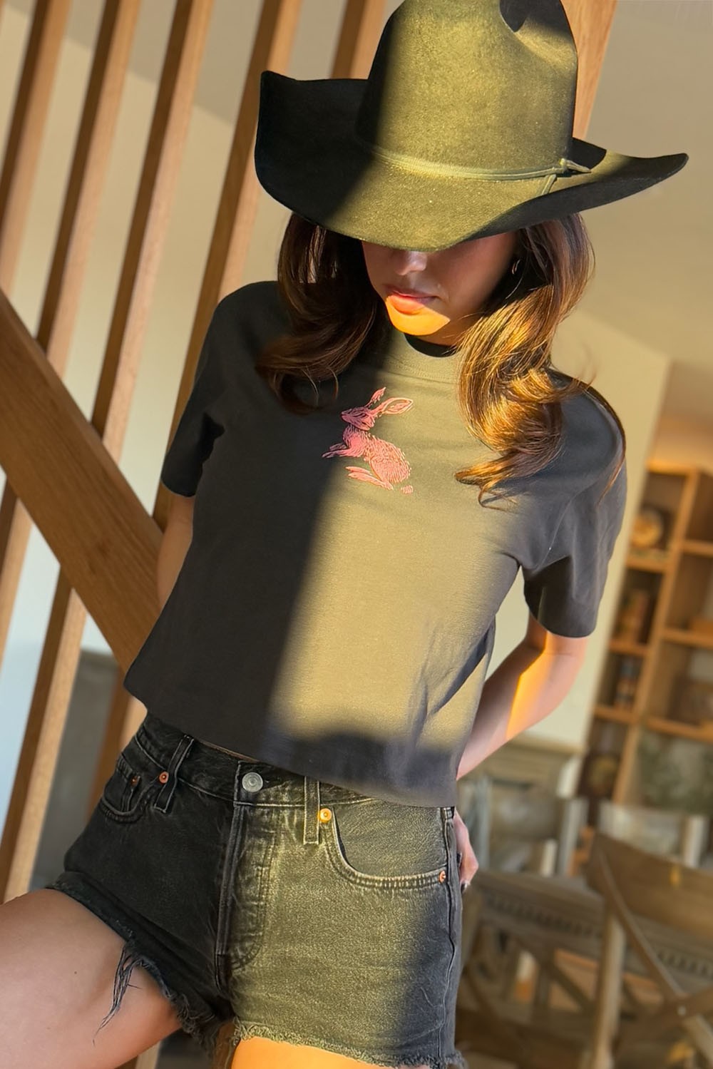 Jack Rabbit Cropped Tee