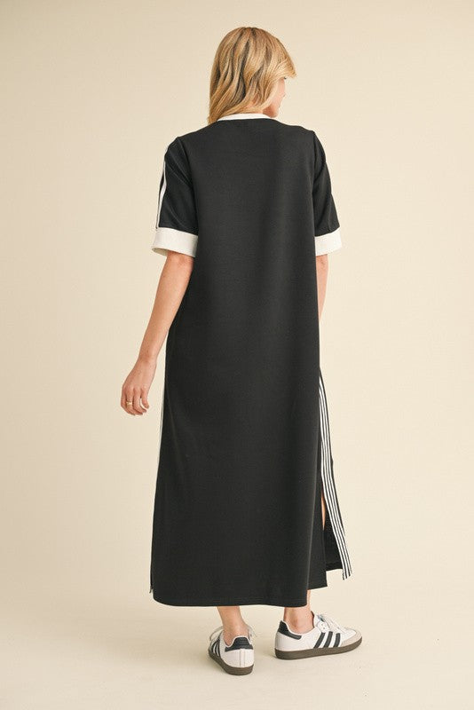 Sporty Casual Maxi Dress
