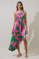 Asymmetrical One Shoulder Dress