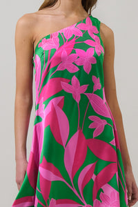 Asymmetrical One Shoulder Dress