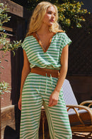 Striped Barrel Sweatpant/Top Set