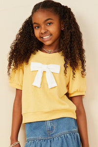 Bow Front Knit Top