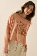 Western Motif Long Sleeve Tee