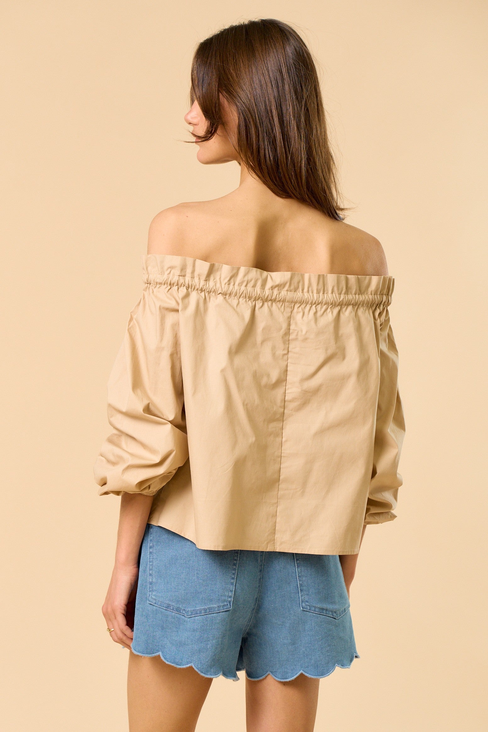 Off-The-Shoulder Bow Top