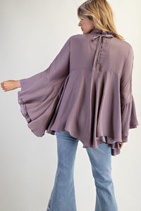 Washed Satin Blouse