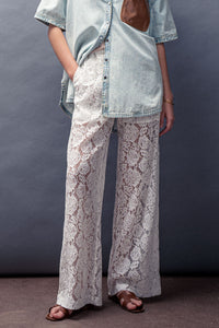 Sheer Lace Pants