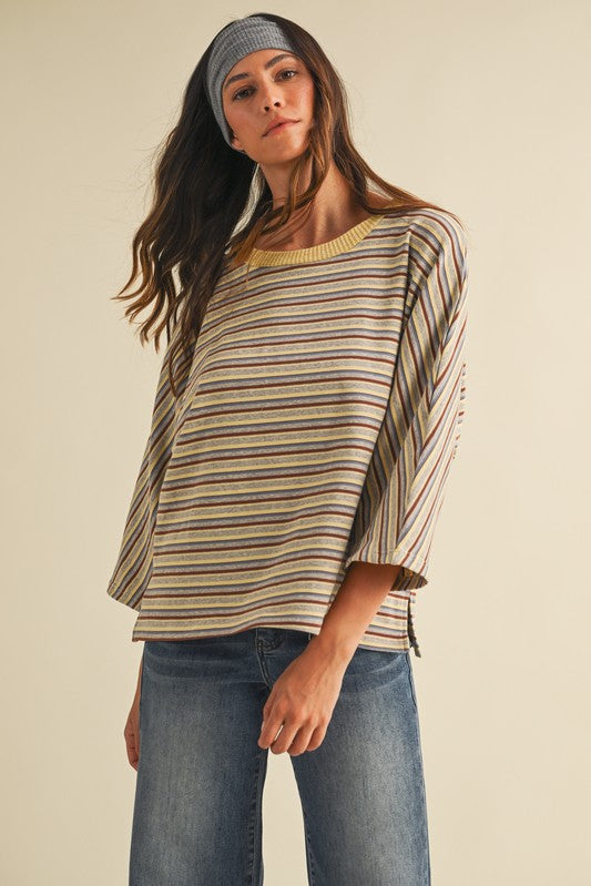 Soft Touch Striped Tee